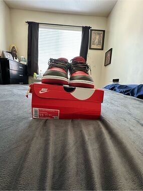 Nike Dunk Low 'Cargo Khaki Mystic Red'  Size 13